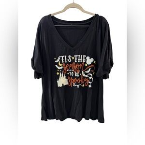Black‎ Disney Halloween Graphic T-Shirt